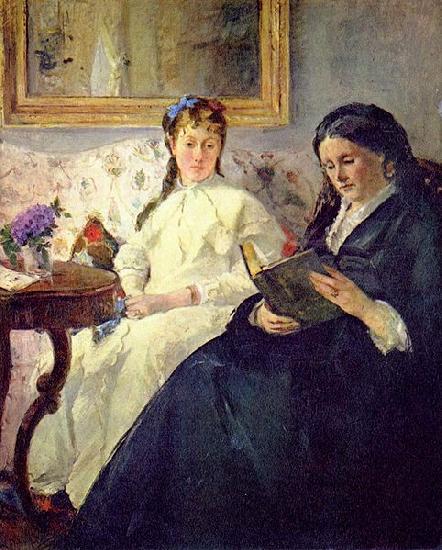  Portrait de Mme Morisot et de sa fille Mme Pontillon ou La lecture